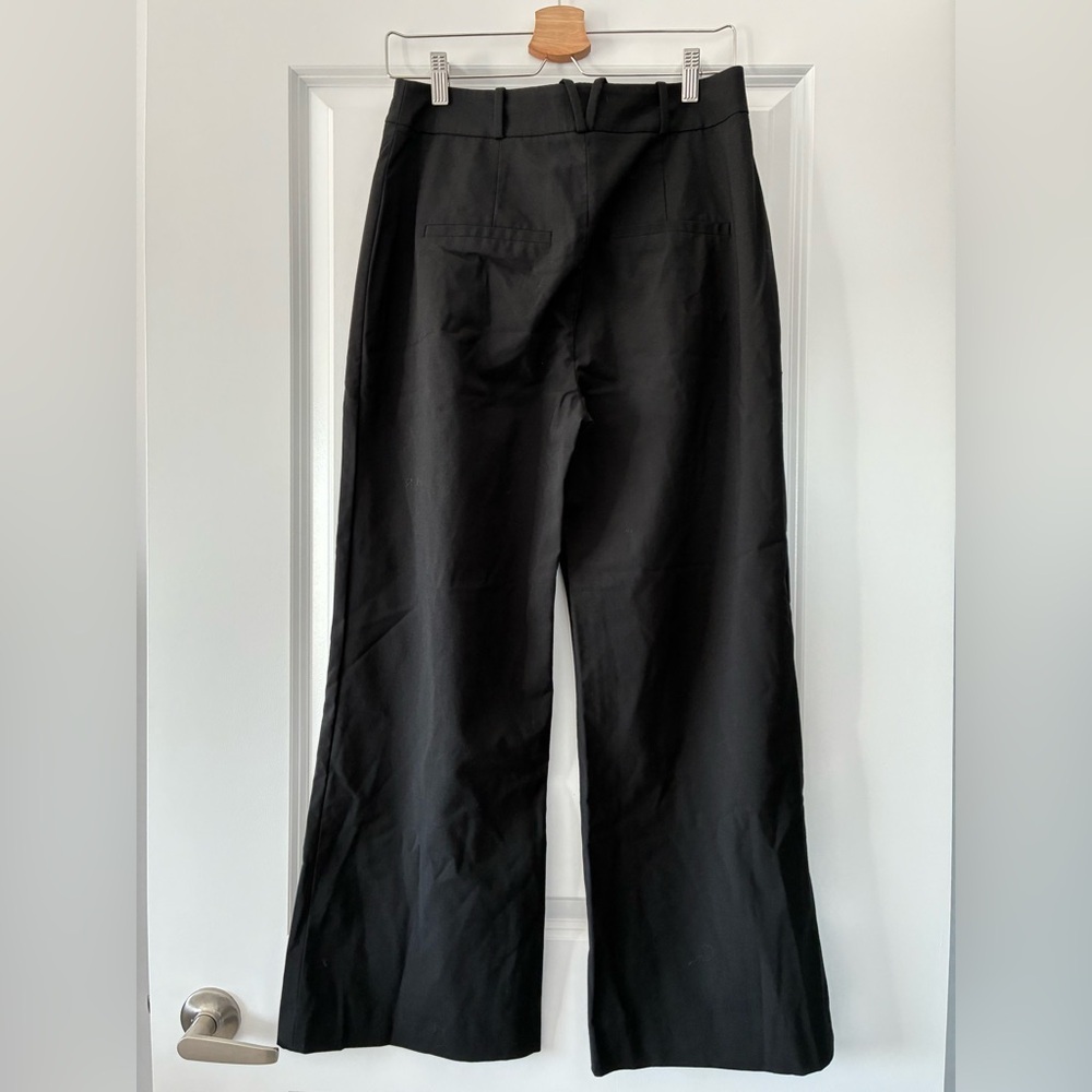 NWOT Veronica Beard Size 8 Ollie High Waist Wide Leg Pants - Black - Picture 12 of 12